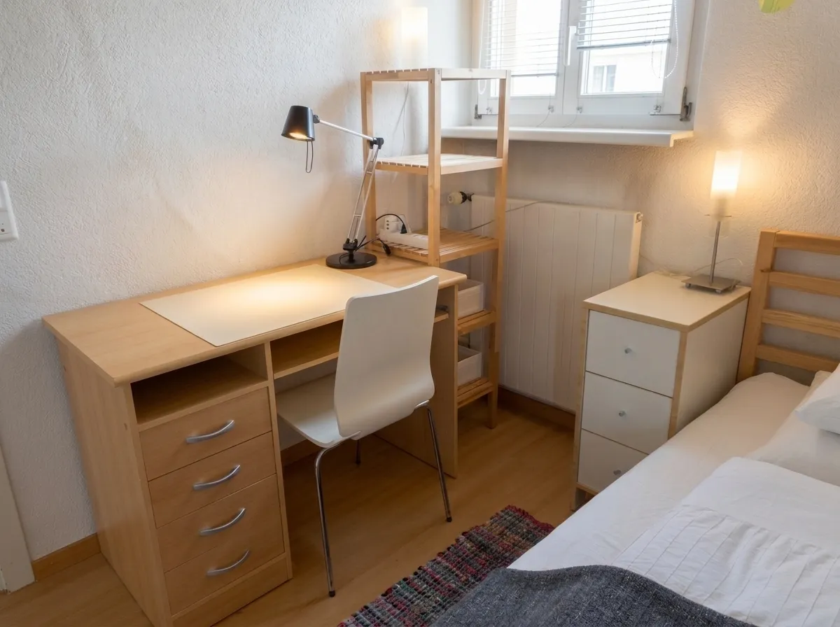 Chambre en colocation 1 - Maison étudiante Altstetten – image 2 : Chambre en colocation meublé, 12 m², Altstetten, Kreis 9, Zurich